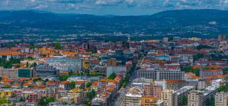 Passaic county with hills behind